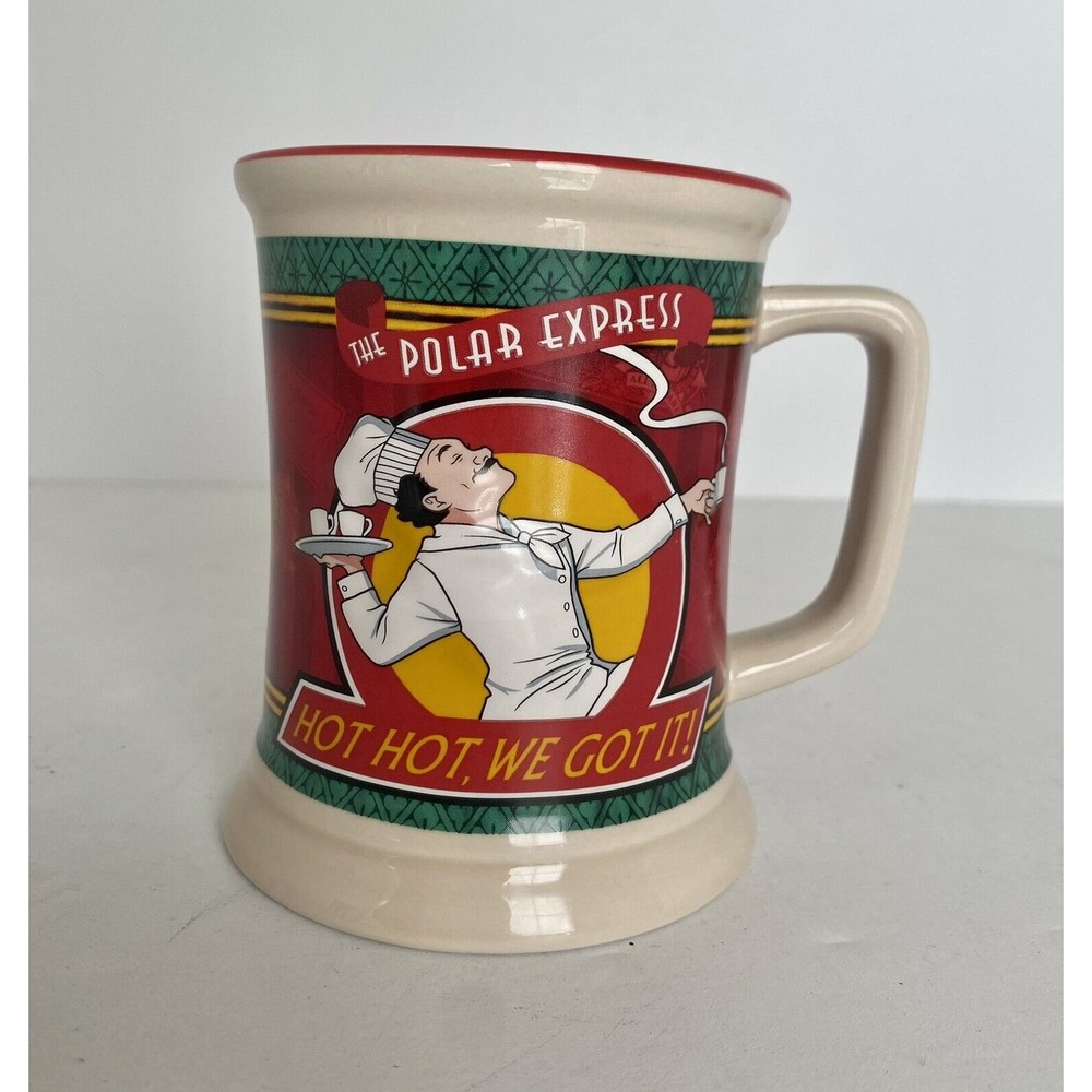 The Polar Express Hot Hot, We Got It! 12 oz Coffee Cocoa Cup Mug Warner Bros PE